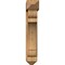 Ekena Millwork Olympic Arts and Crafts Rough Sawn Bracket w/ Offset Brace, Western Red Cedar, 8"W x 32"D x 44"H BKT0806X32X44OLY03RWR - alternate 3